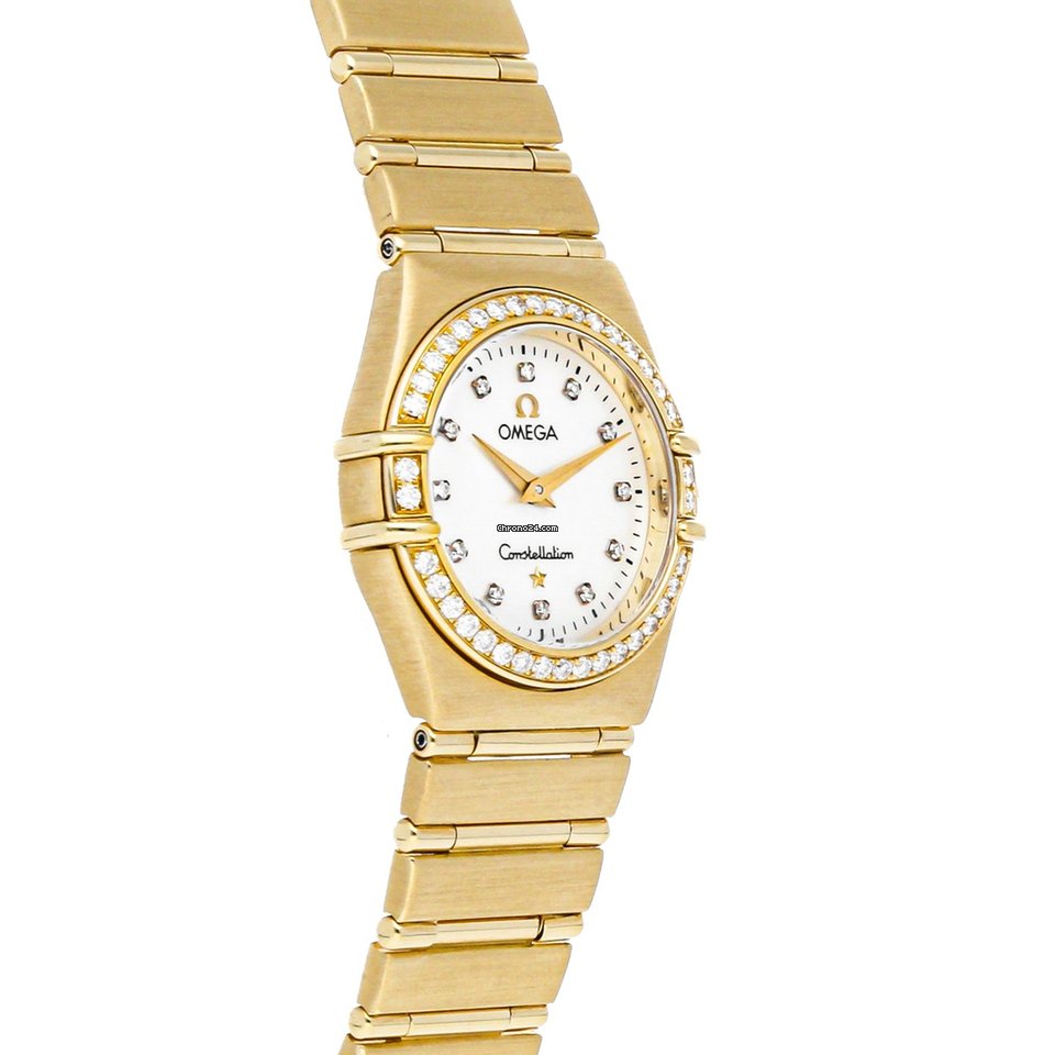 IMG_9081 Omega Constellation Womens watch Quartz Yellow gold 1177.75.00 Replica 4