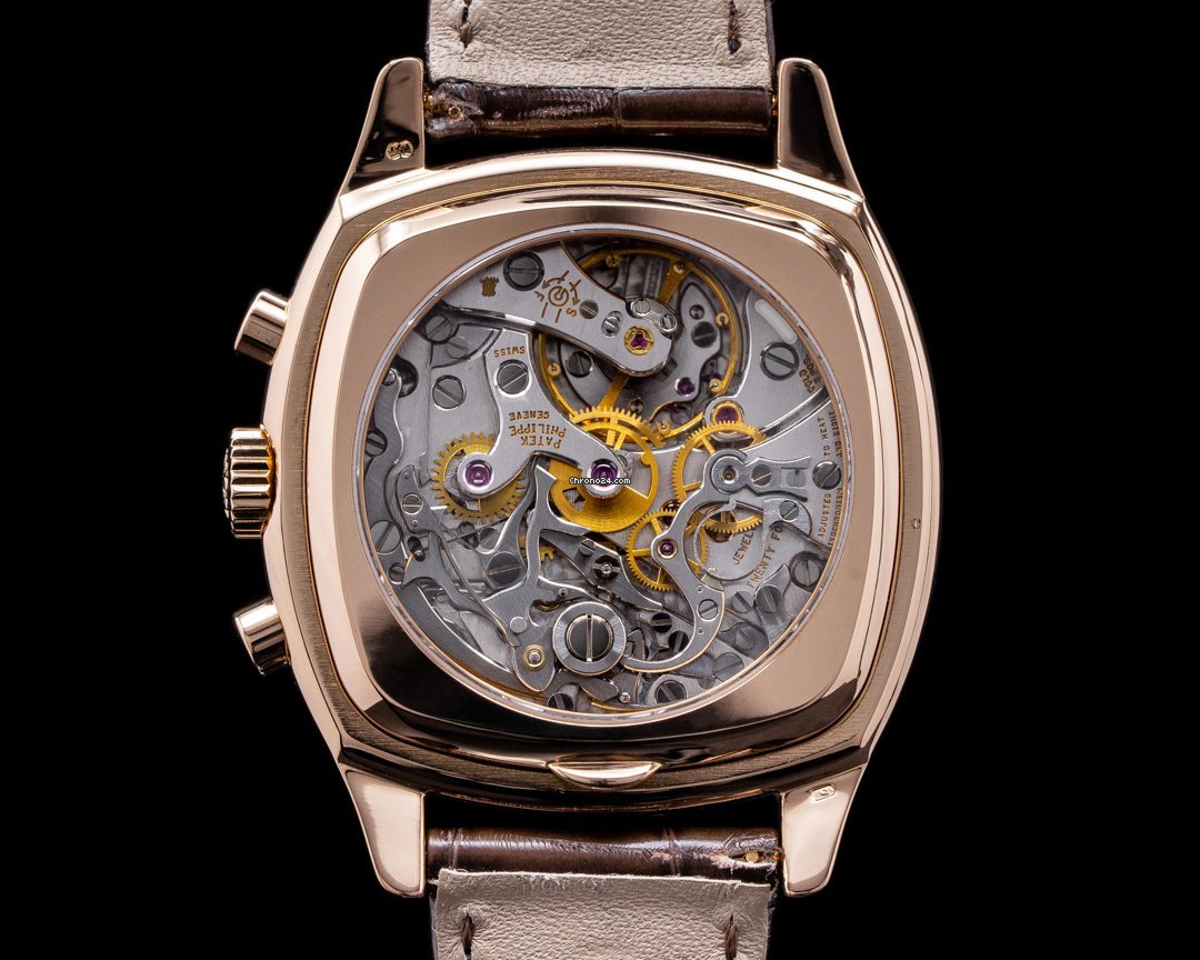 Patek Philippe Mens watch Unisex Manual winding Rose gold 5020R Replica 4