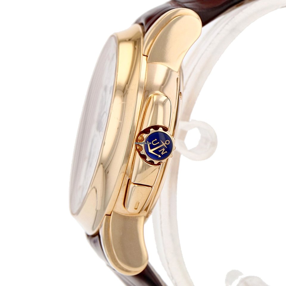 IMG_9081 Ulysse Nardin Sonata Mens watch Unisex Automatic Yellow gold NUMBER 676-88 212 Replica 4