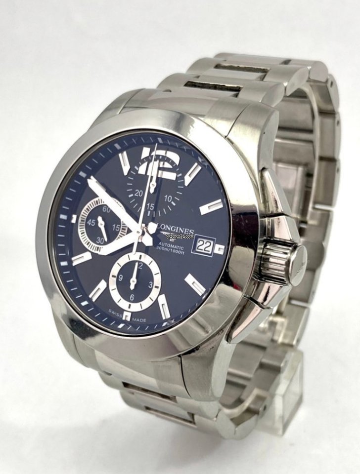 IMG_9081 Longines Conquest Mens watch Unisex Automatic Steel L3.662.4 Replica 4