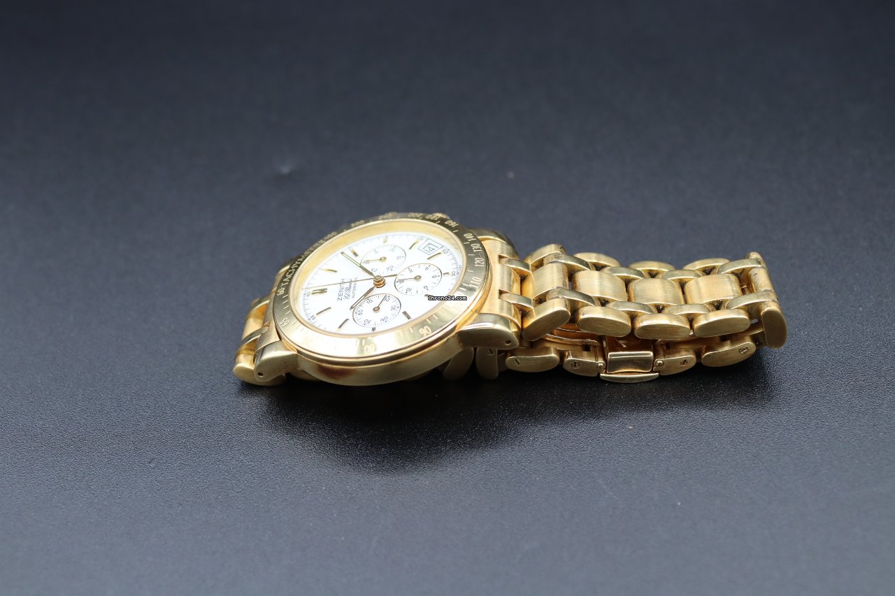 Zenith El Primero Mens watch Unisex Automatic Yellow gold 60-0360-400 Replica 4