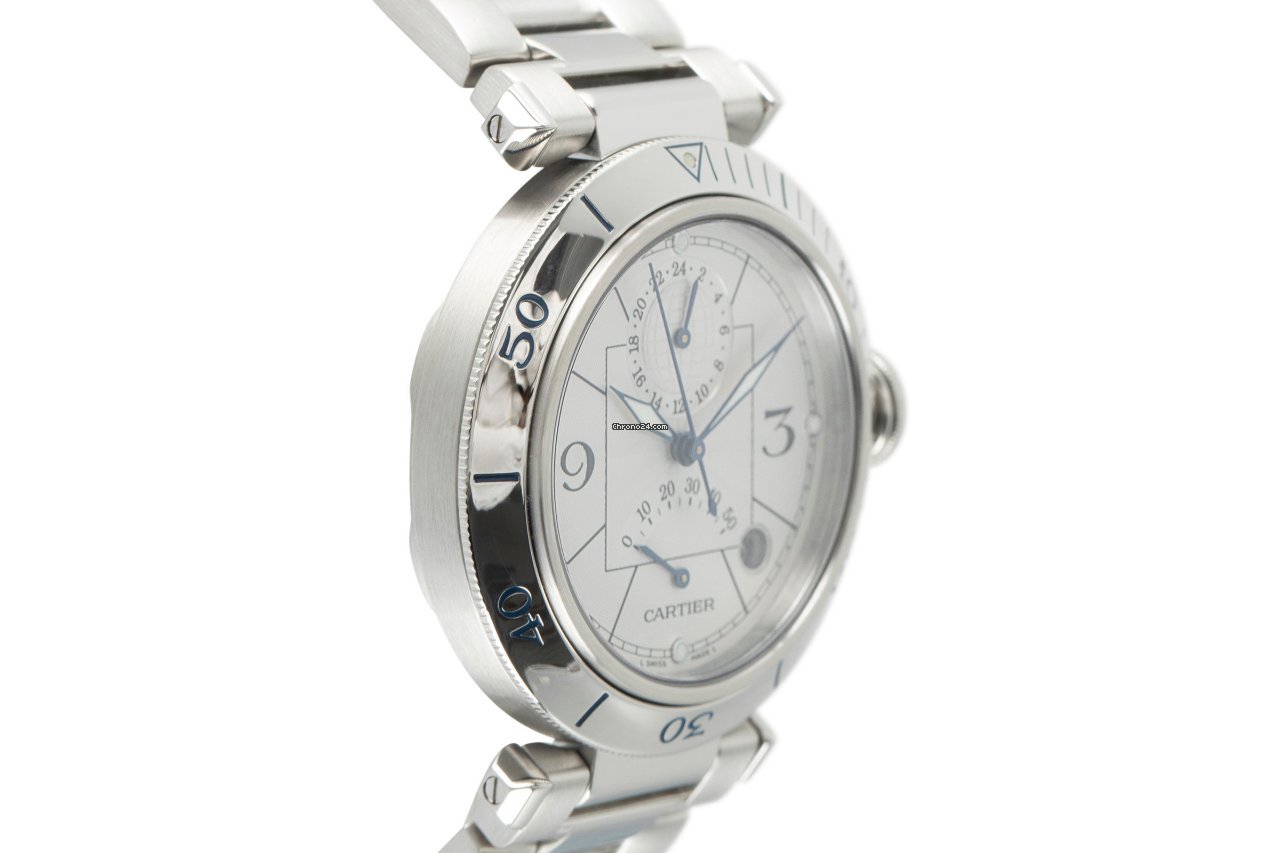 IMG_9081 Cartier Pasha Mens watch Unisex Automatic Steel 2388 Replica 4