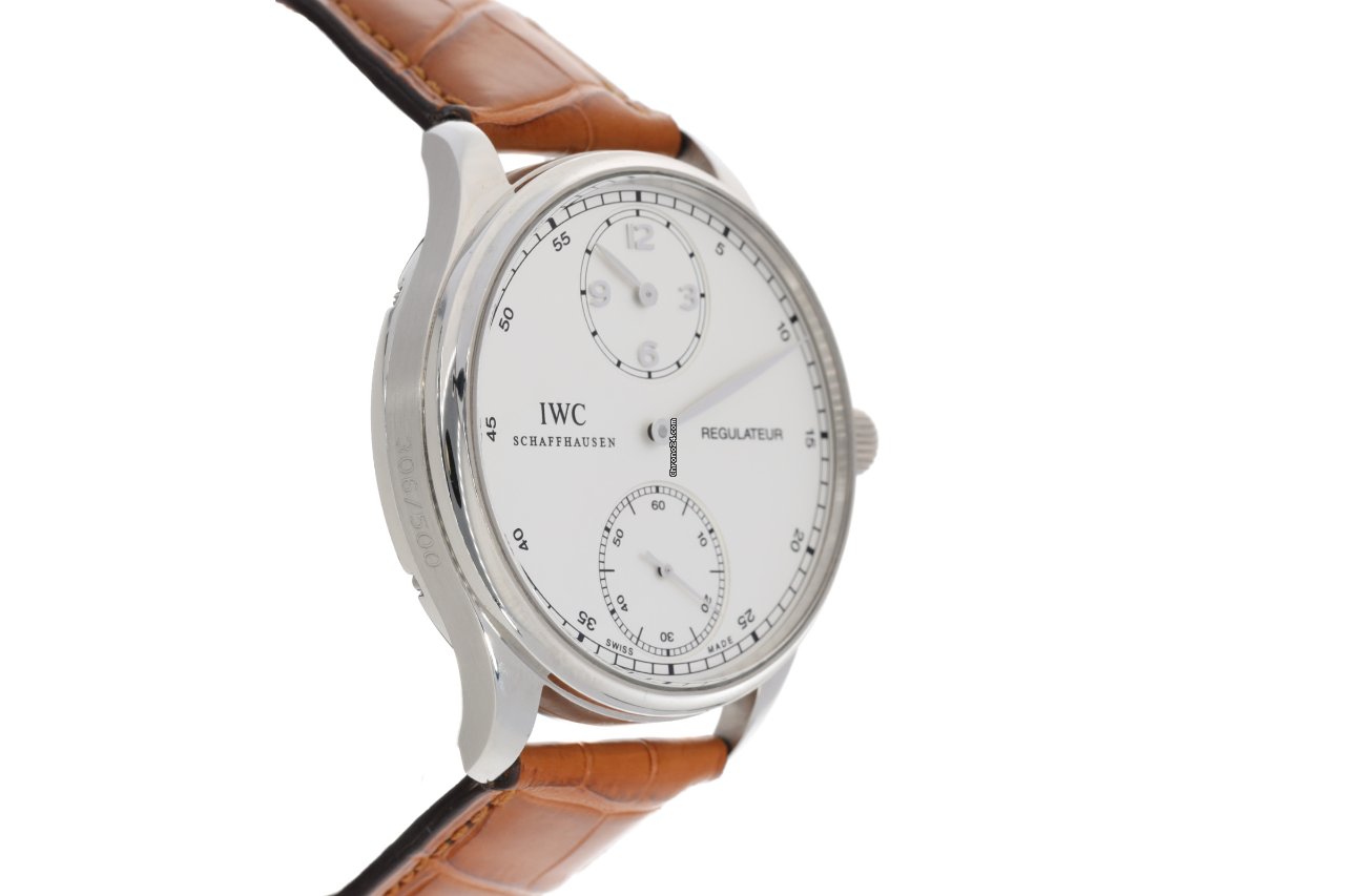 IMG_9081 IWC Portuguese Hand-Wound Mens watch Unisex Manual winding Platinum IW544403 Replica 4