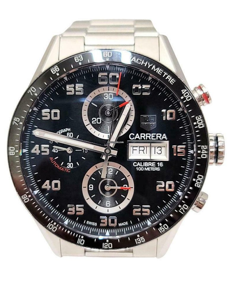 IMG_9081 TAG Heuer Carrera Calibre 16 Automatic Steel CV2A1R Replica 4
