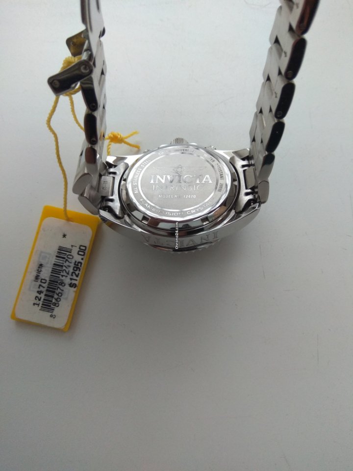 Invicta Mens watch Unisex Quartz Steel X000T7X1AV Replica 4