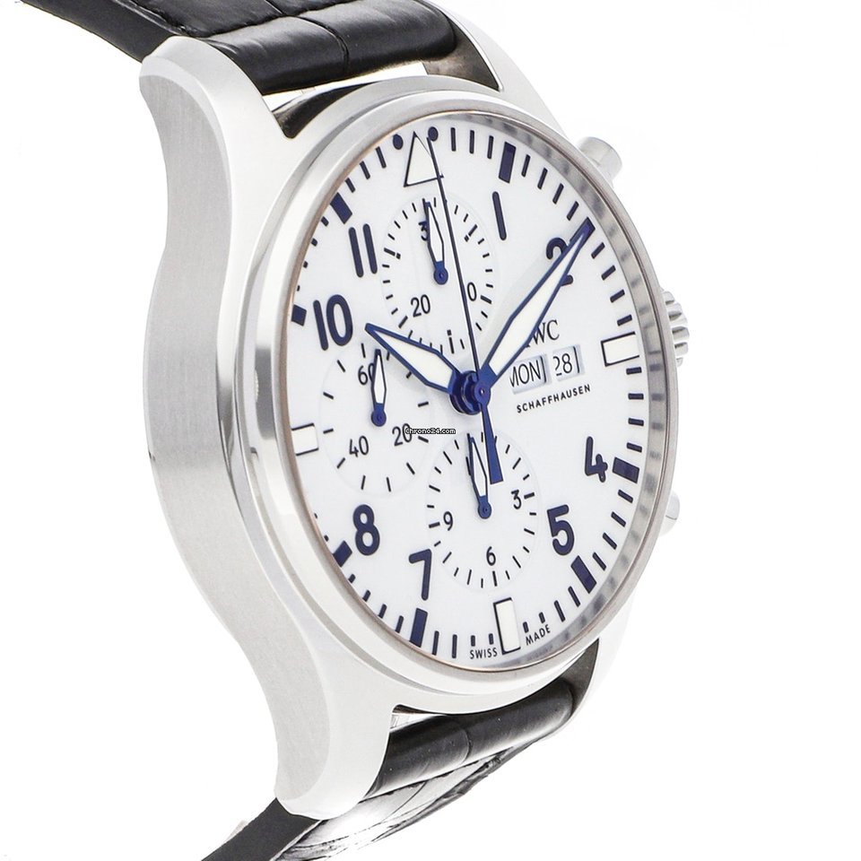 IMG_9081 IWC Pilot Chronograph Mens watch Unisex Automatic Steel IW3777-25 Replica 4