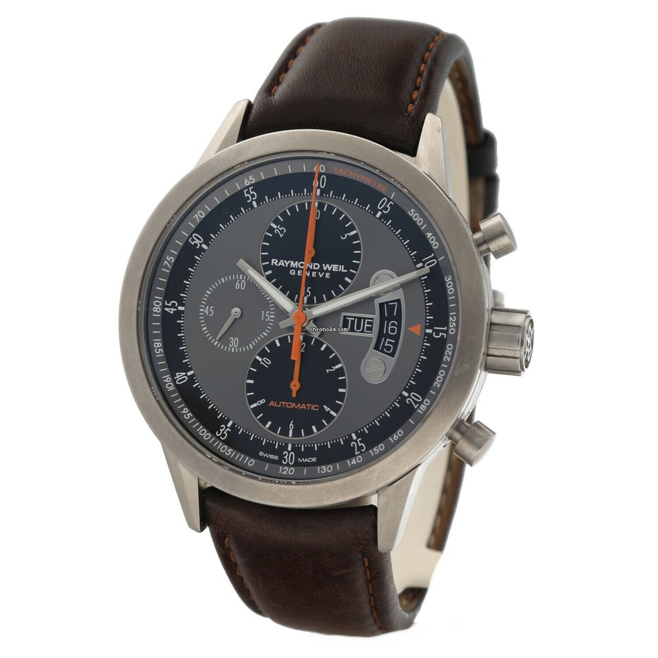 IMG_9081 Raymond Weil Freelancer Mens watch Unisex Automatic Titanium 7745 Replica 4