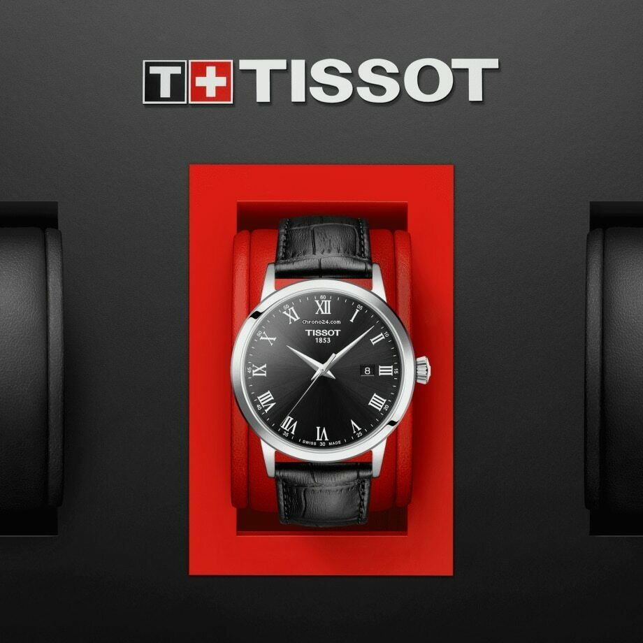 Tissot Classic Dream Mens watch Unisex Quartz Steel T129.410.16.053.00 Replica 4