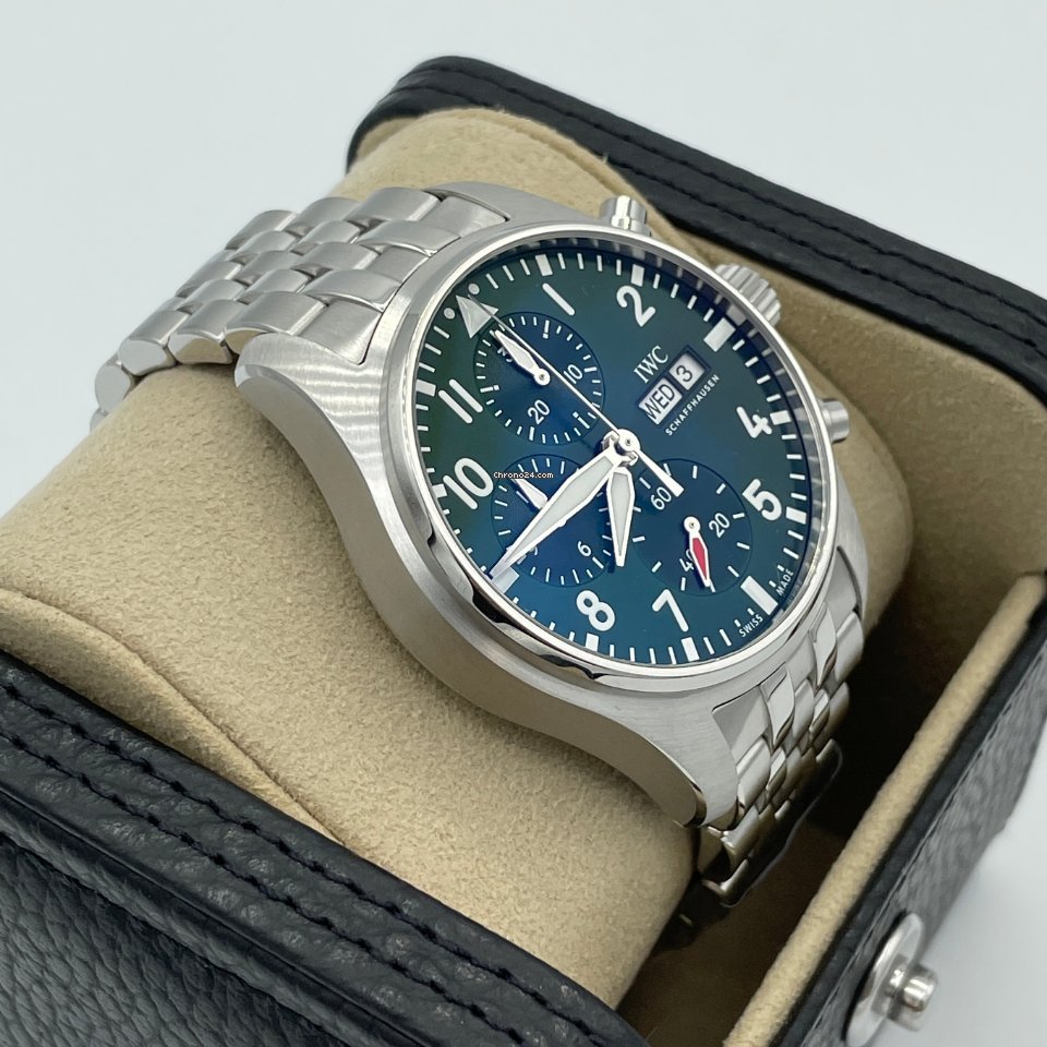 IMG_9081 IWC Pilot Chronograph Mens watch Unisex Automatic Steel IW388104 Replica 4