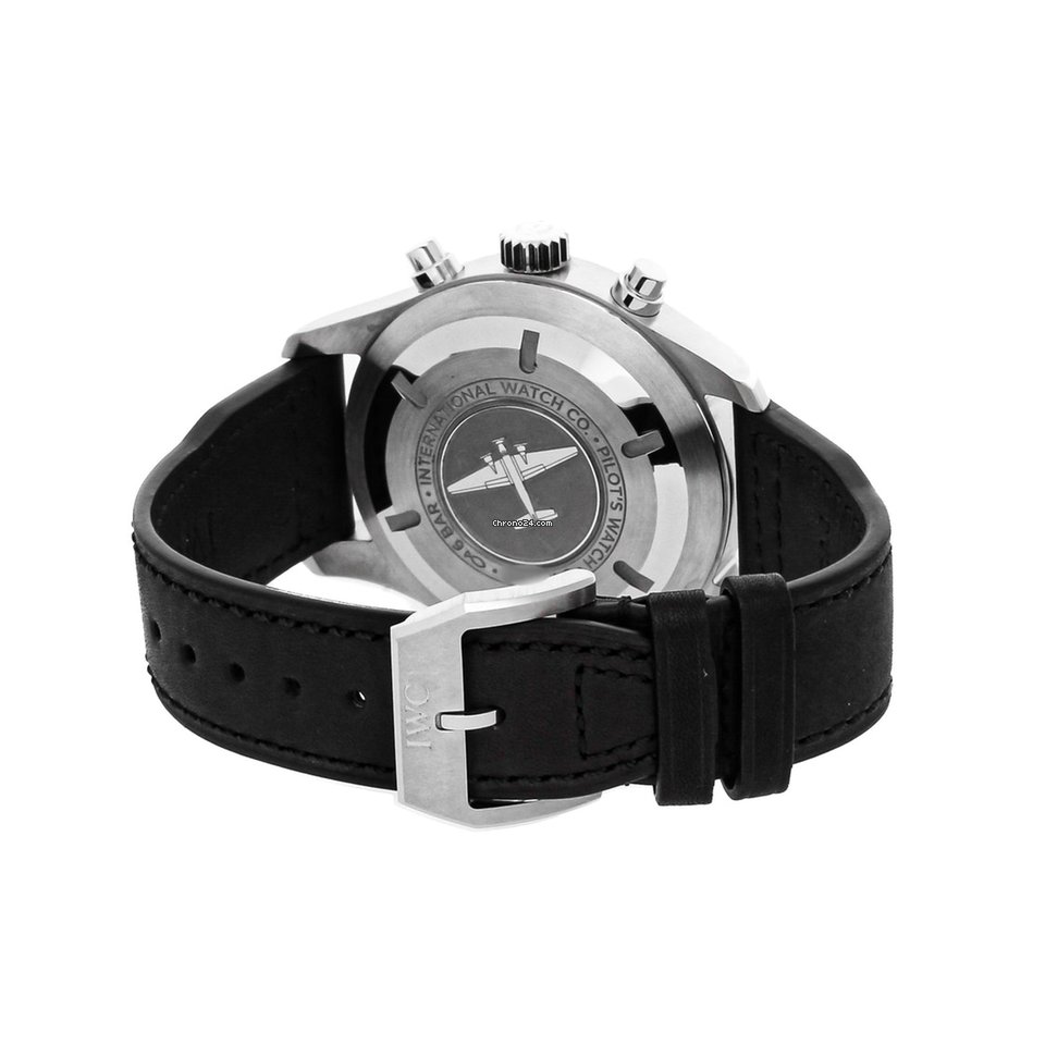 IWC Pilot Chronograph Mens watch Unisex Automatic Steel IW3777-09 Replica 4