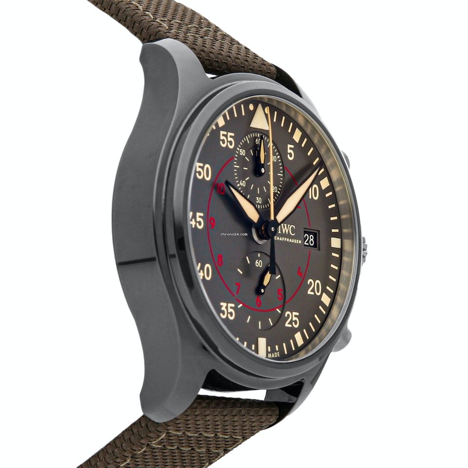 IWC Pilot Chronograph Top Gun Miramar Mens watch Unisex Automatic Ceramic IW3890-02 Replica 4