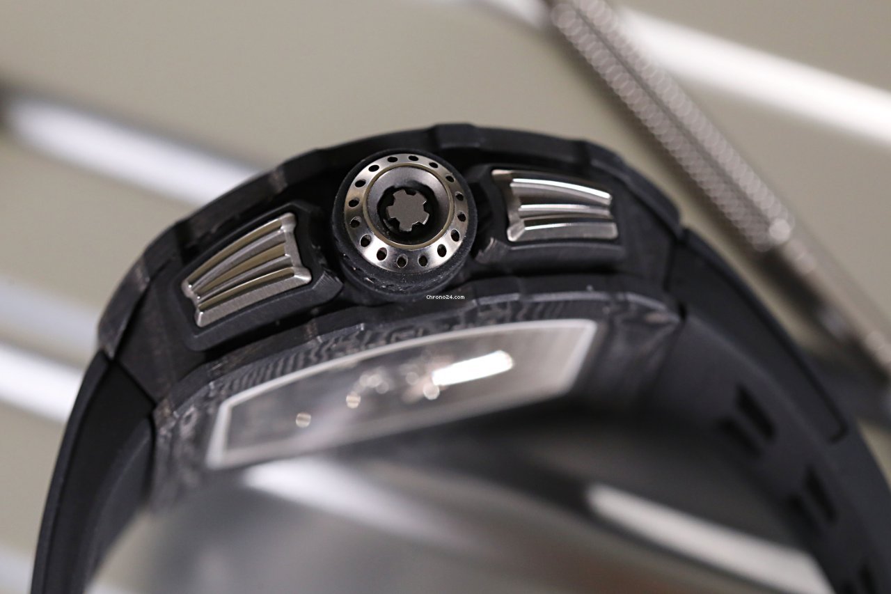 IMG_9081 Richard Mille RM 011 Mens watch Unisex Automatic Titanium Richard Mille RM11-03 CARBON NTPT Replica 4