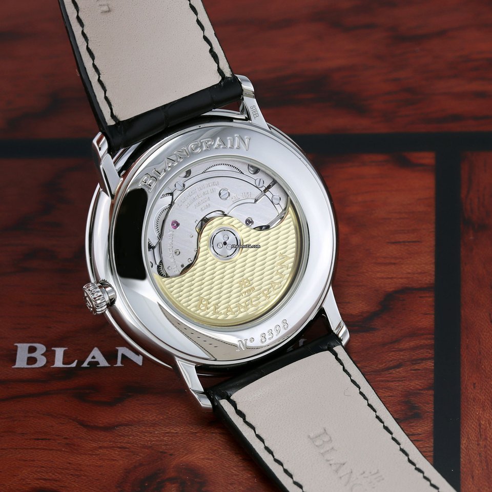 IMG_9081 Blancpain Villeret Ultra-Slim Mens watch Unisex Automatic Steel 6651-1143-55b Replica 4