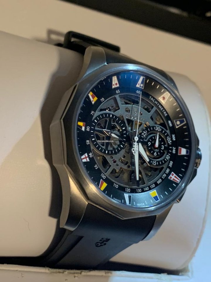 IMG_9081 Corum Admirals Cup Mens watch Unisex Automatic Titanium 404.100.04 F371 AN10 Replica 4