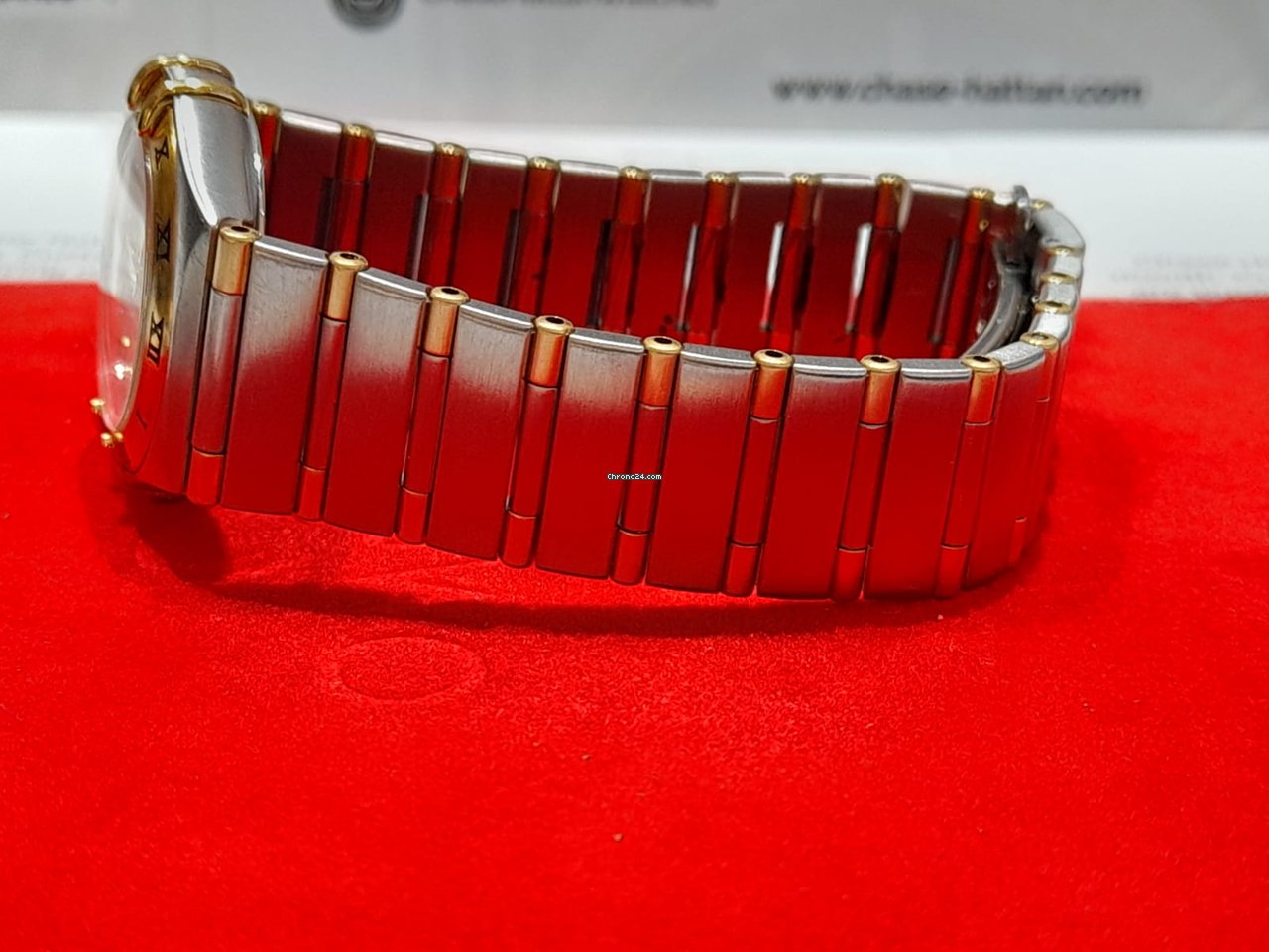IMG_9081 Omega Constellation Womens watch Quartz Gold Steel 13723000 Replica 4