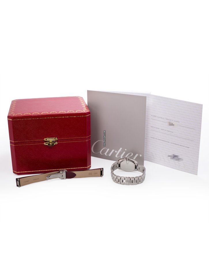 IMG_9081 Cartier Roadster Womens watch Quartz Steel W62017V3 Replica 4