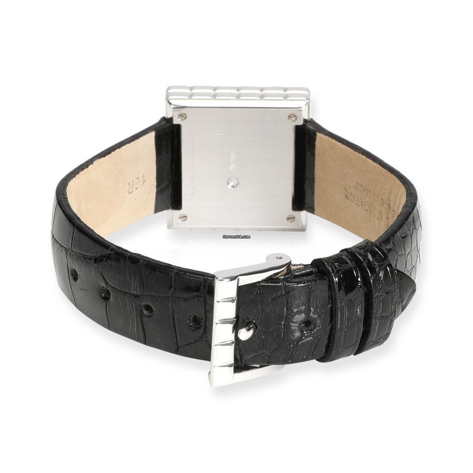 IMG_9081 Chopard Ice Cube Womens watch Quartz White gold 127407 1003 Replica 4