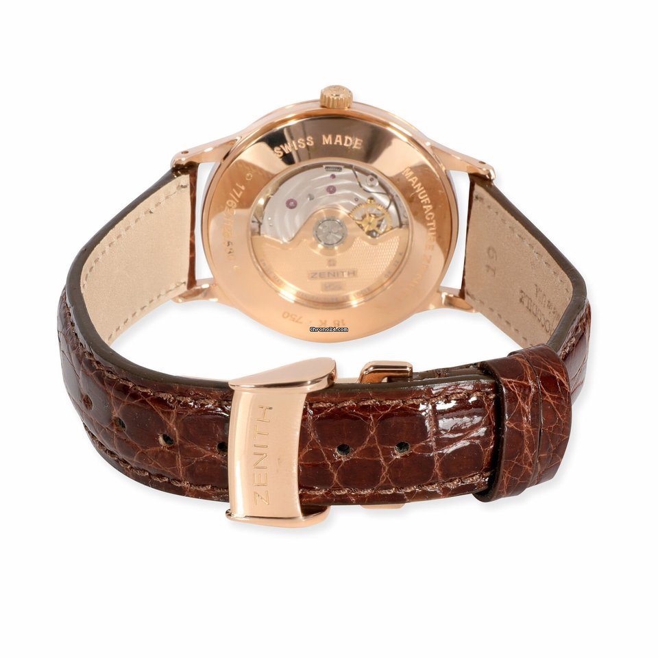 Zenith Elite Mens watch Unisex Automatic Rose gold 17 62.1125.680 Replica 4