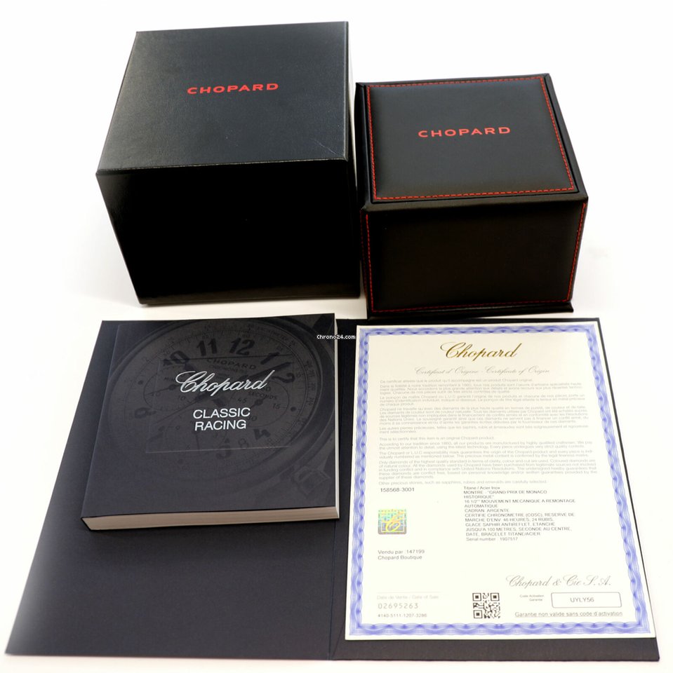 Chopard Grand Prix de Monaco Historique Mens watch Unisex Automatic Steel 158568-3991 Replica 4