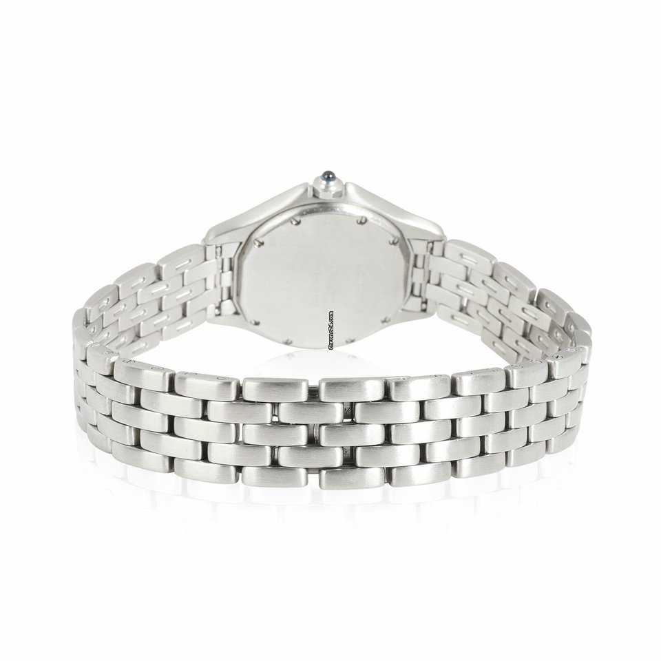 IMG_9081 Cartier Cougar Womens watch Quartz Steel 987906 Replica 4