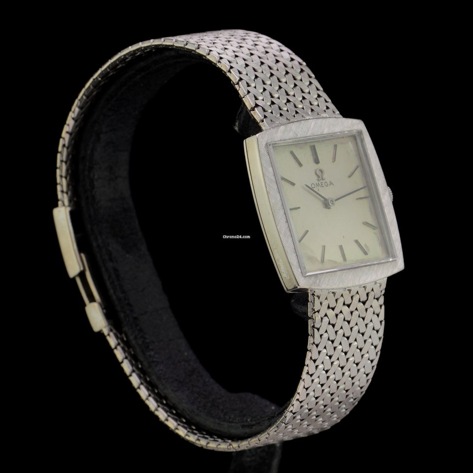 IMG_9081 Omega Womens watch Manual winding White gold Ref: 111061 Replica 4