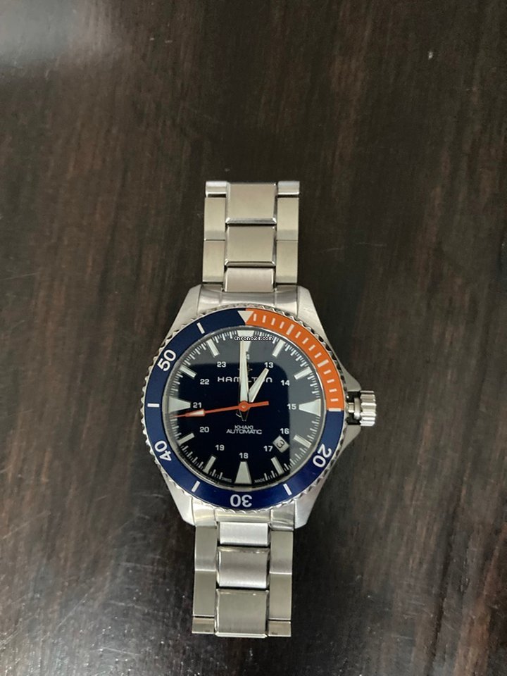 Hamilton Khaki Navy Scuba Mens watch Unisex Automatic Steel H82305131 Replica 4