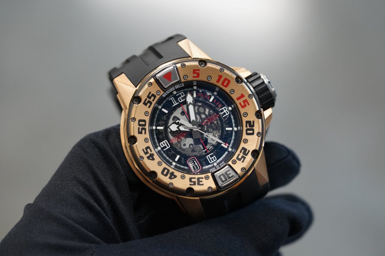 IMG_9081 Richard Mille RM 028 Mens watch Unisex Automatic Rose gold rm028 Replica 4