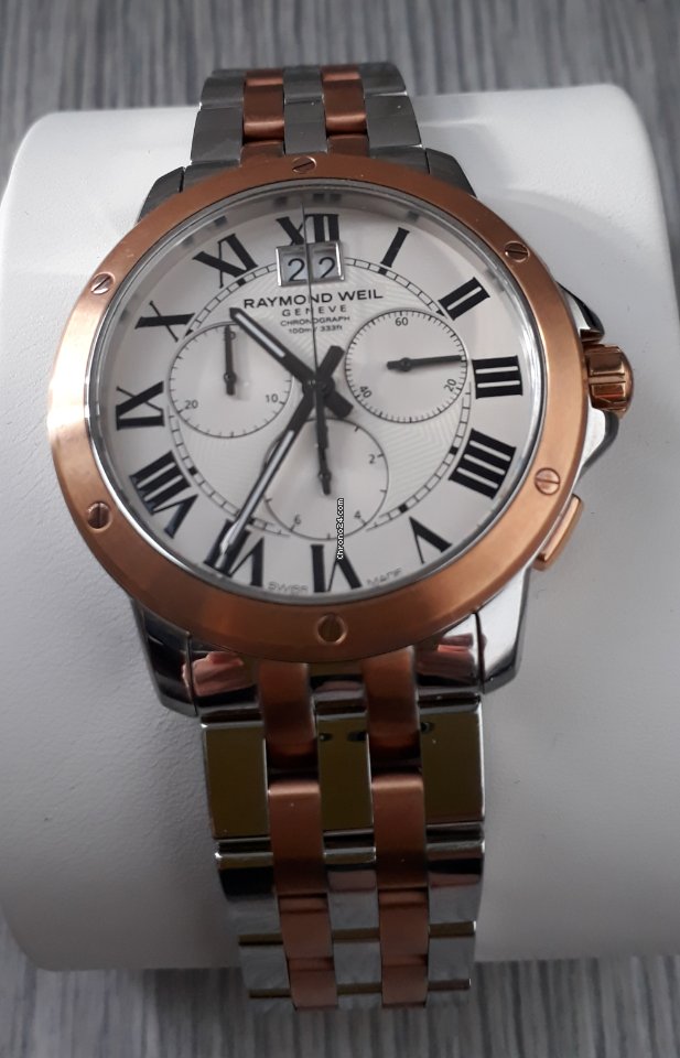 IMG_9081 Raymond Weil Tango Mens watch Unisex Manual winding Steel 4891 - ST -00650 Replica 4