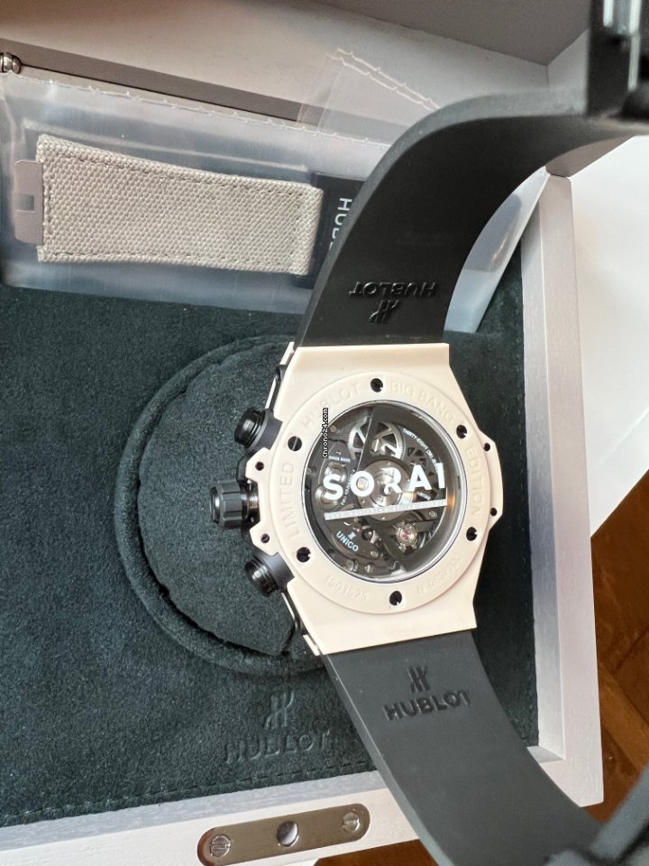 Hublot Big Bang Unico Mens watch Unisex Manual winding Ceramic 411.CZ.4620.NR.SOA19 Replica 4