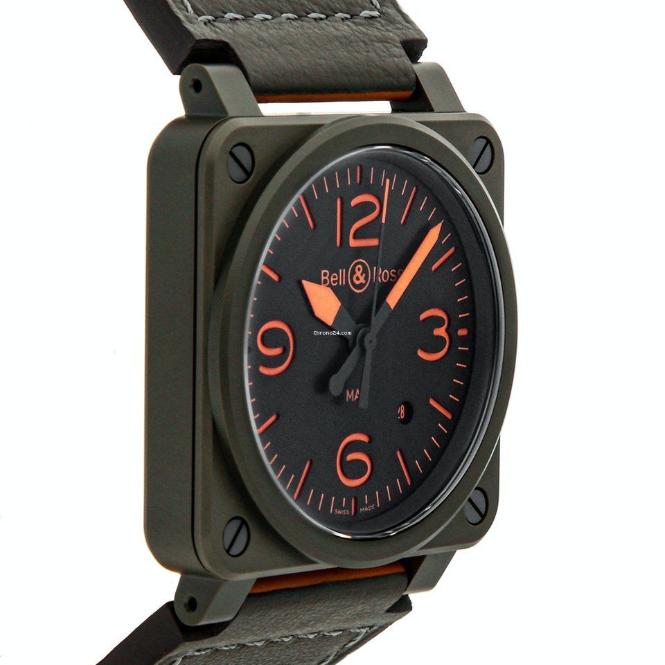 Bell & Ross BR 03-92 Ceramic Mens watch Unisex Automatic Ceramic BR0392-KAO-CE SCA Replica 4