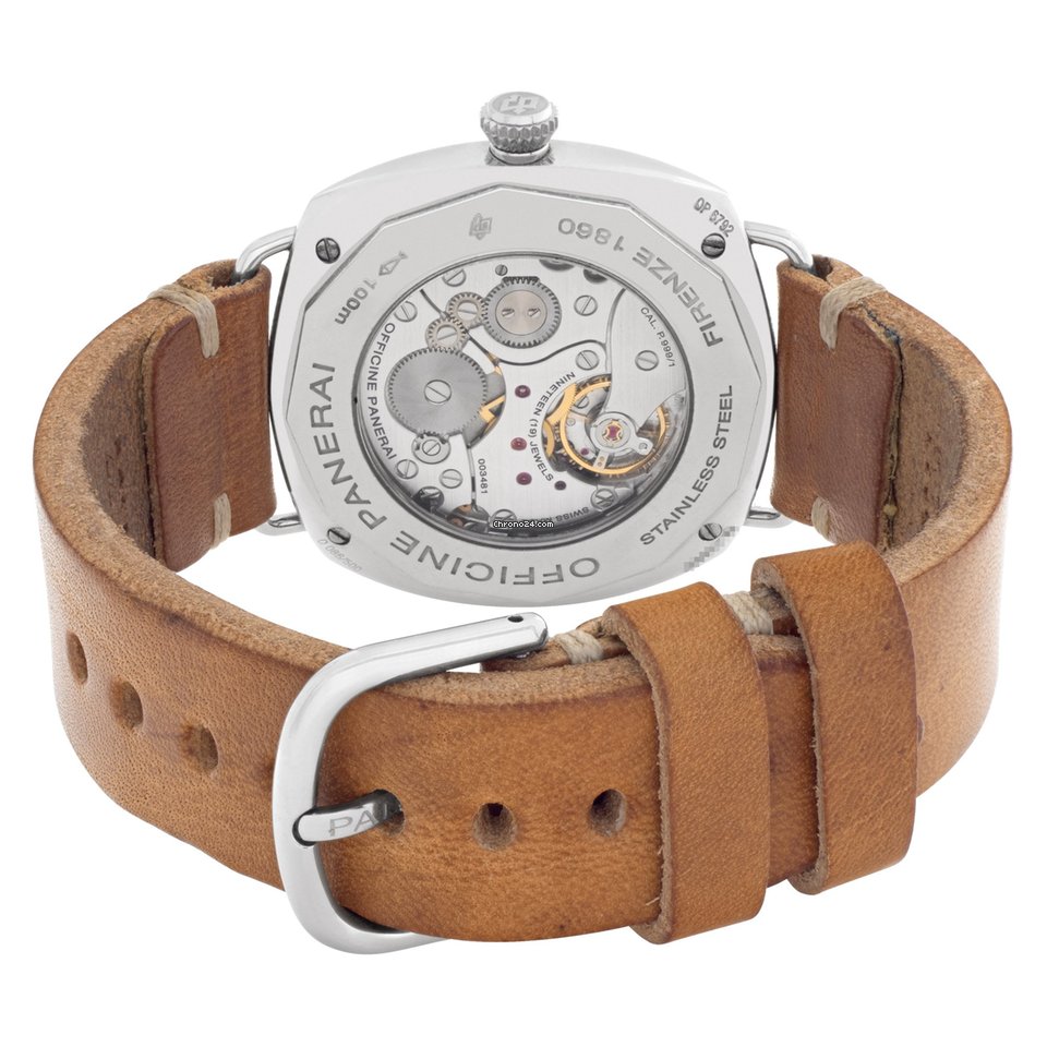 IMG_9081 Panerai Radiomir Mens watch Unisex Manual winding Steel PAM337 Replica 4
