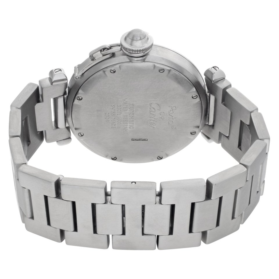 IMG_9081 Cartier Pasha C Mens watch Unisex Automatic Steel W31015M7 Replica 4