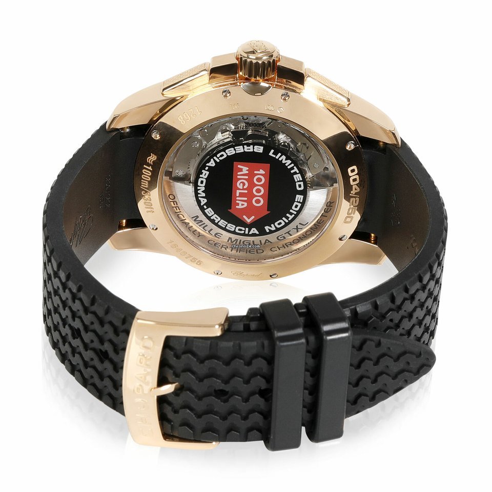 IMG_9081 Chopard Mille Miglia Mens watch Unisex Automatic Rose gold XL 16 1268-5010 Replica 4