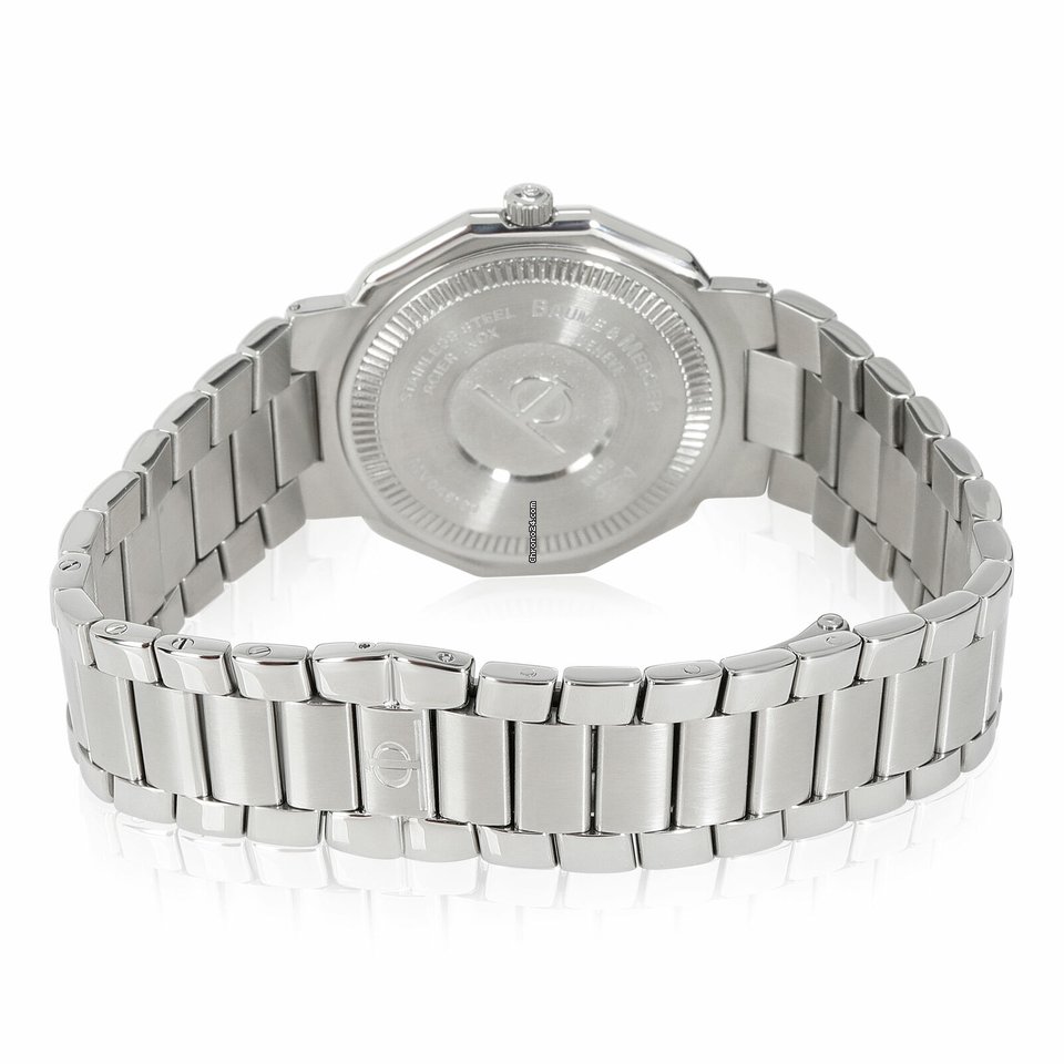 IMG_9081 Baume & Mercier Riviera Mens watch Unisex Quartz Steel MV045163 Replica 4