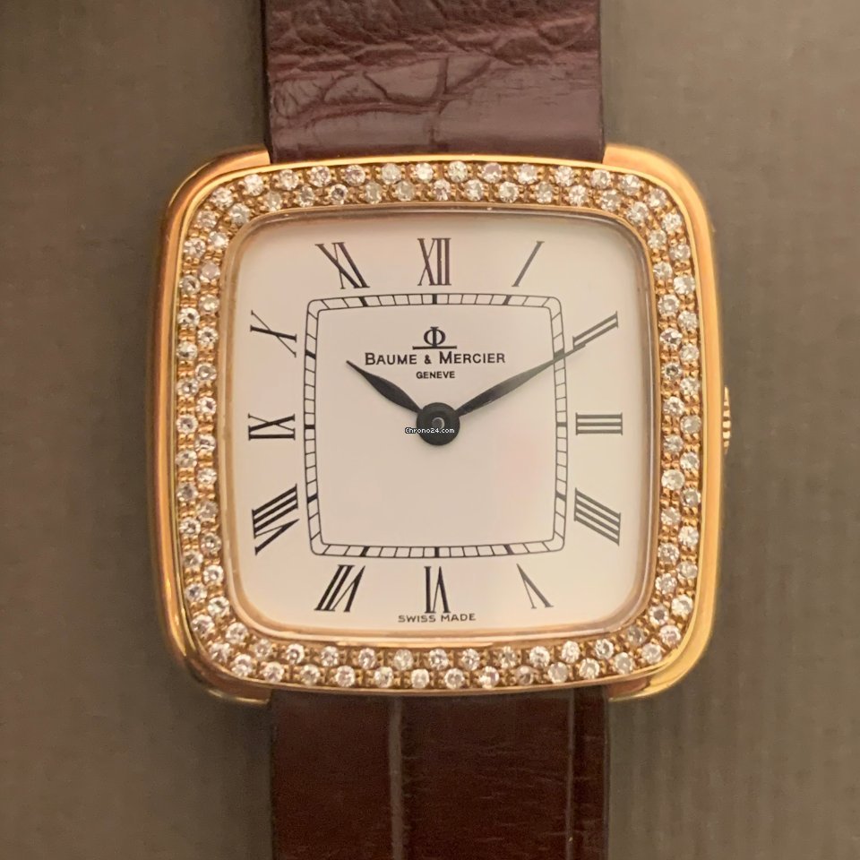 IMG_9081 Baume & Mercier Womens watch Manual winding Yellow gold 38358 - cartier, tank, chopard, piaget Replica 4