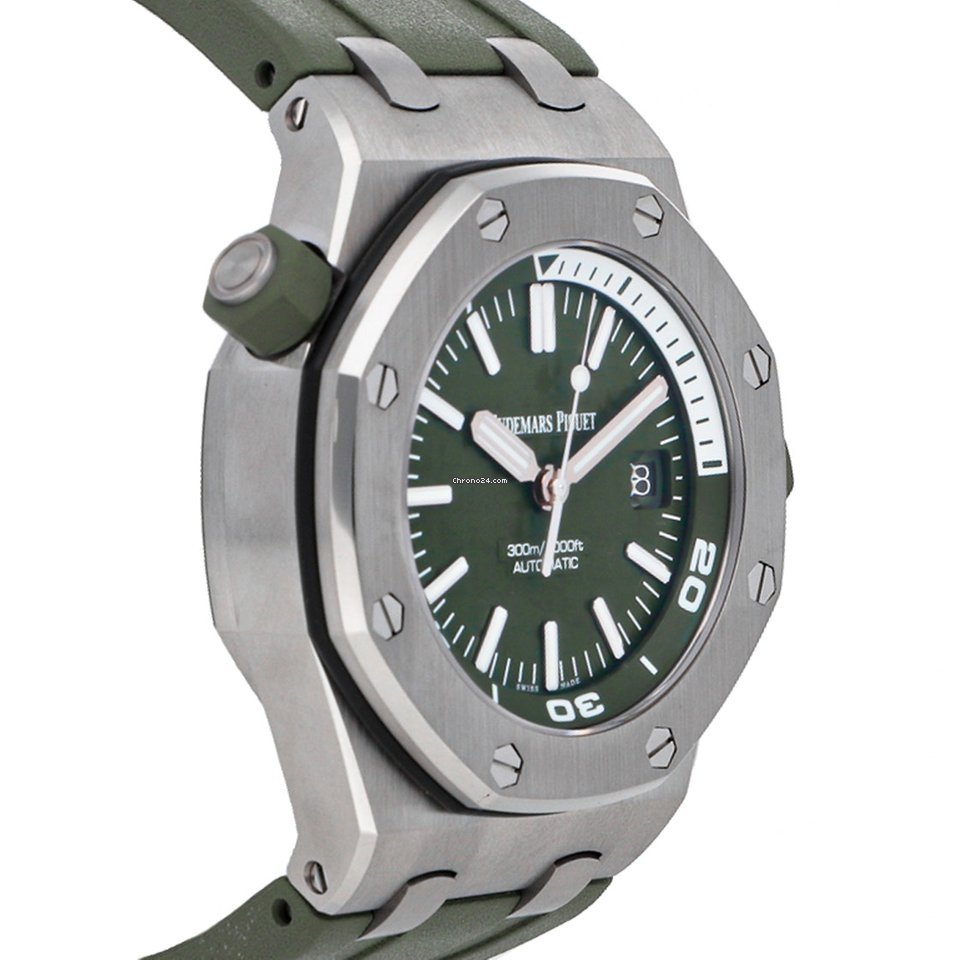 IMG_9081 Audemars Piguet Royal Oak Offshore Diver Mens watch Unisex Automatic Steel 15710ST.OO.A052CA.01 Replica 4