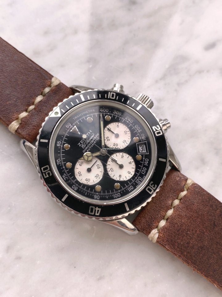 Zenith El Primero Chronograph Mens watch Unisex Automatic Steel 021310400 Replica 4