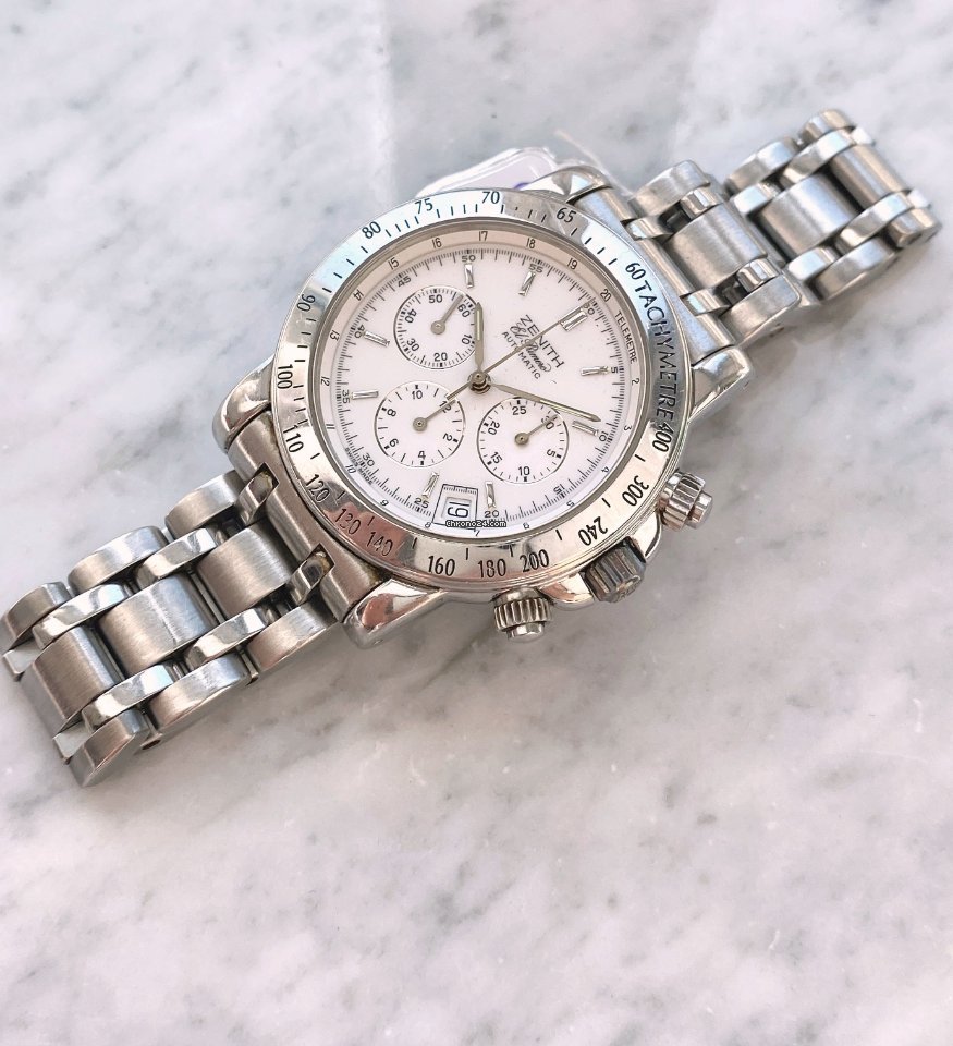 IMG_9081 Zenith El Primero Chronograph Mens watch Unisex Automatic Steel 01-0460-400 Replica 4