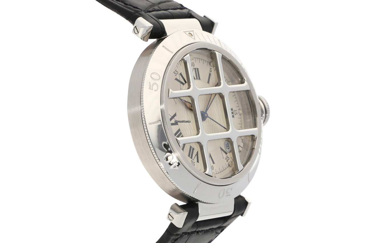 Cartier Pasha Mens watch Unisex Automatic Steel W3102255 Replica 4