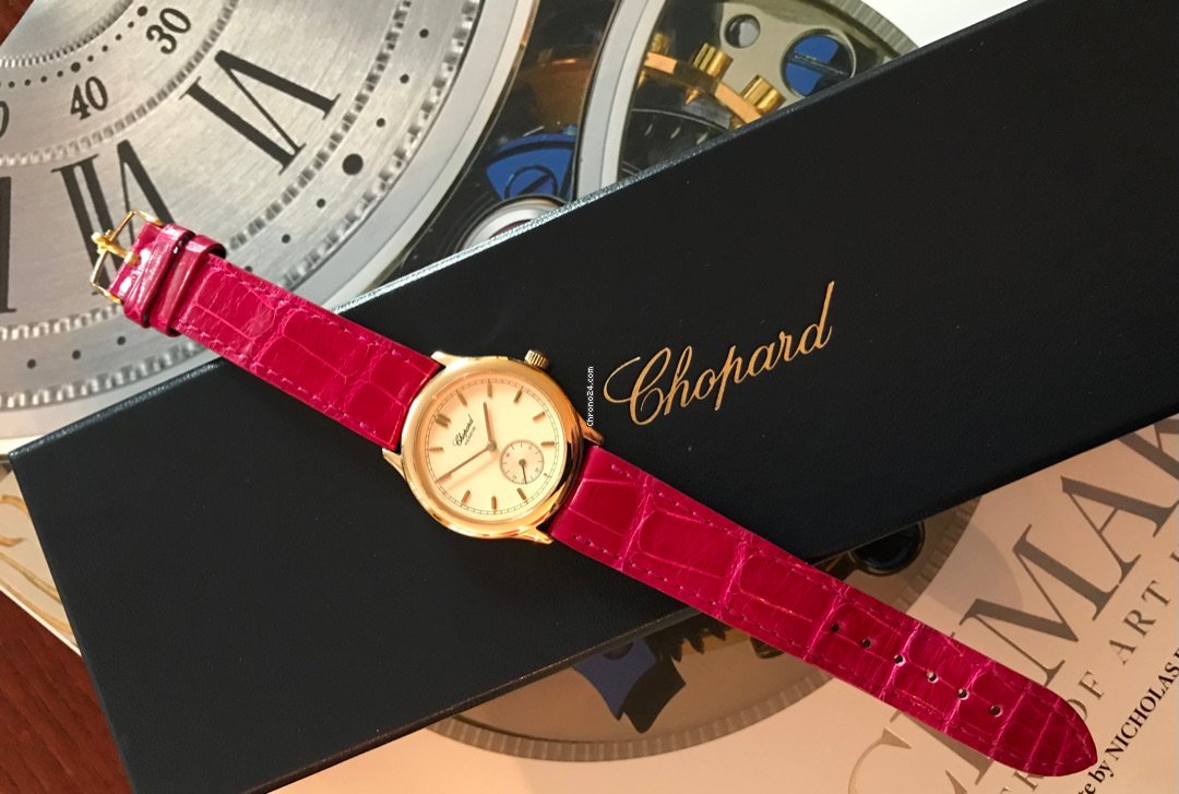 IMG_9081 Chopard Classic Mens watch Unisex Manual winding Yellow gold 1168 Replica 4