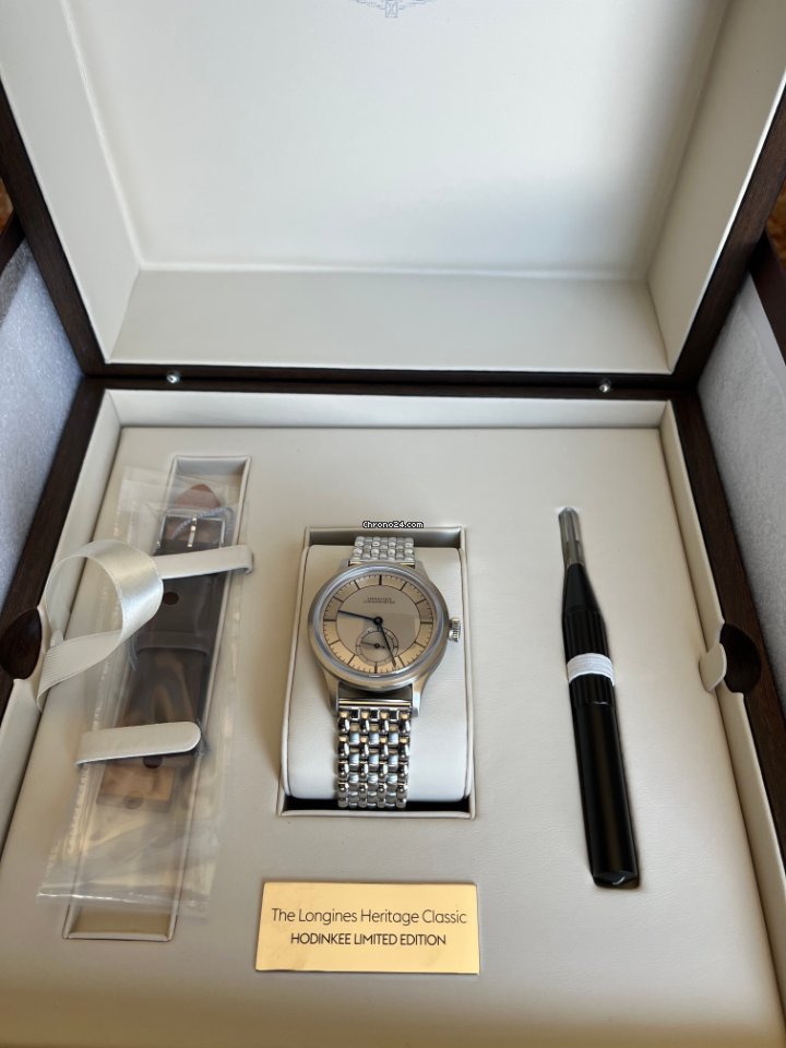 IMG_9081 Longines Heritage Mens watch Unisex Automatic Steel L2.828.4.72.2 Replica 4