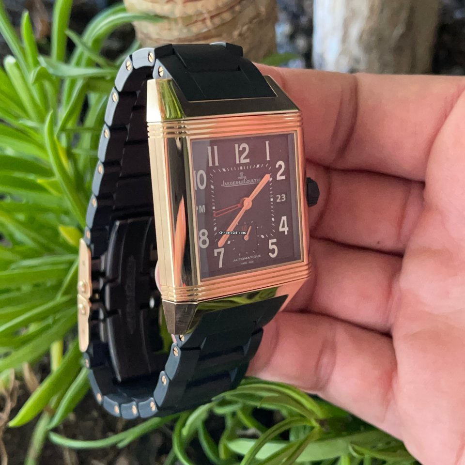 IMG_9081 Jaeger-LeCoultre Reverso Squadra Hometime Rose gold Q7002671 Replica 4