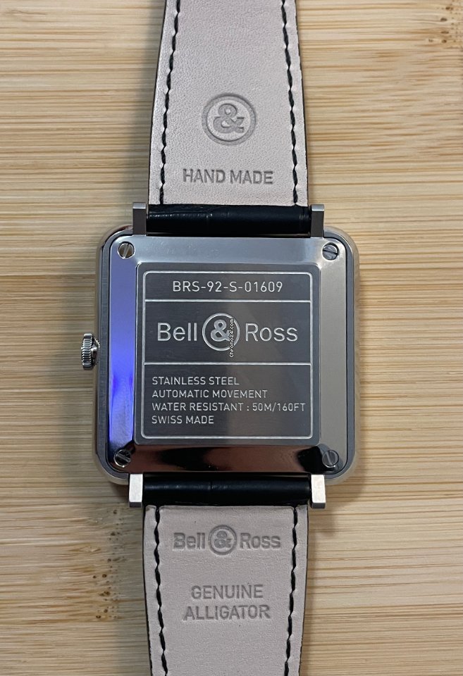 IMG_9081 Bell & Ross BR S Mens watch Unisex Automatic Steel BRS92-BL-ST Replica 4