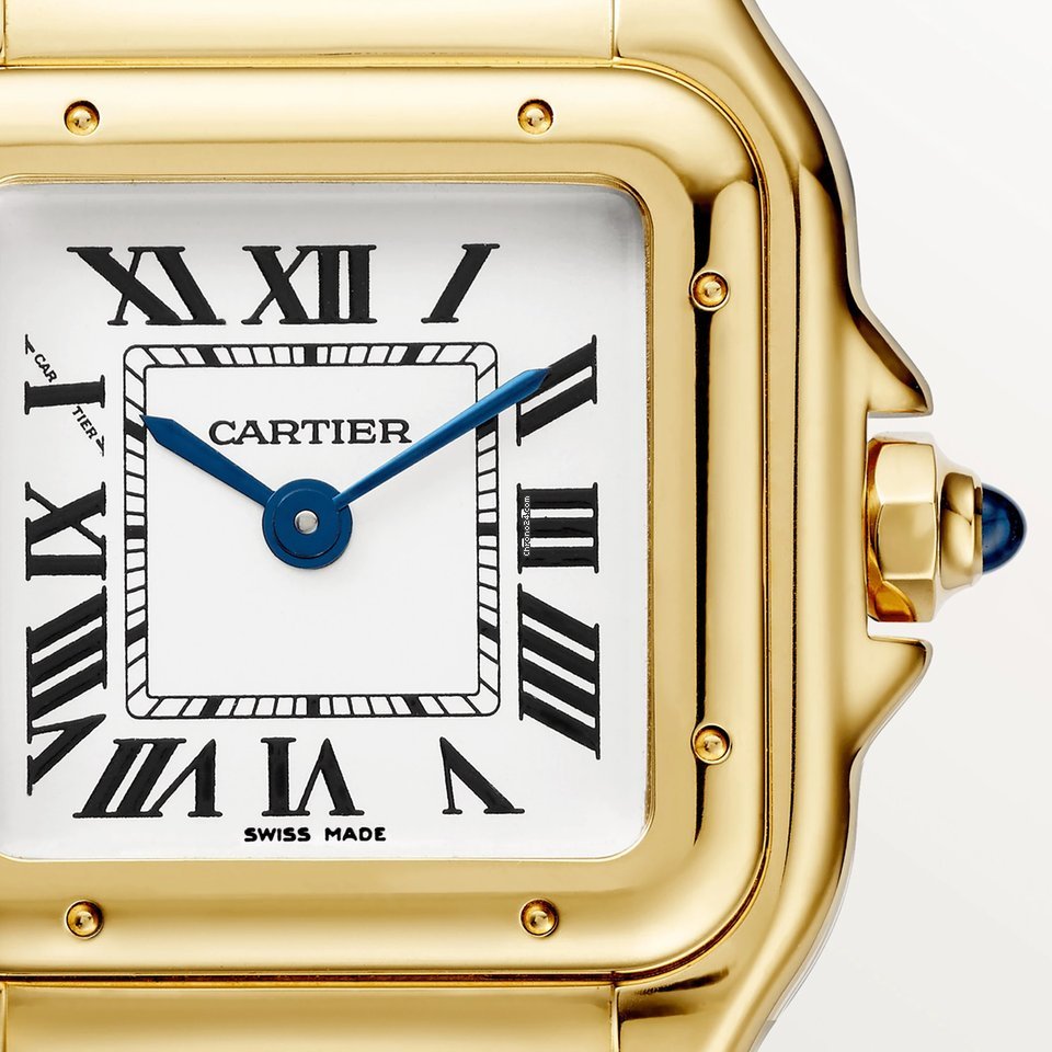 IMG_9081 Cartier Panthere Womens watch Quartz Yellow gold WGPN0013 Replica 4