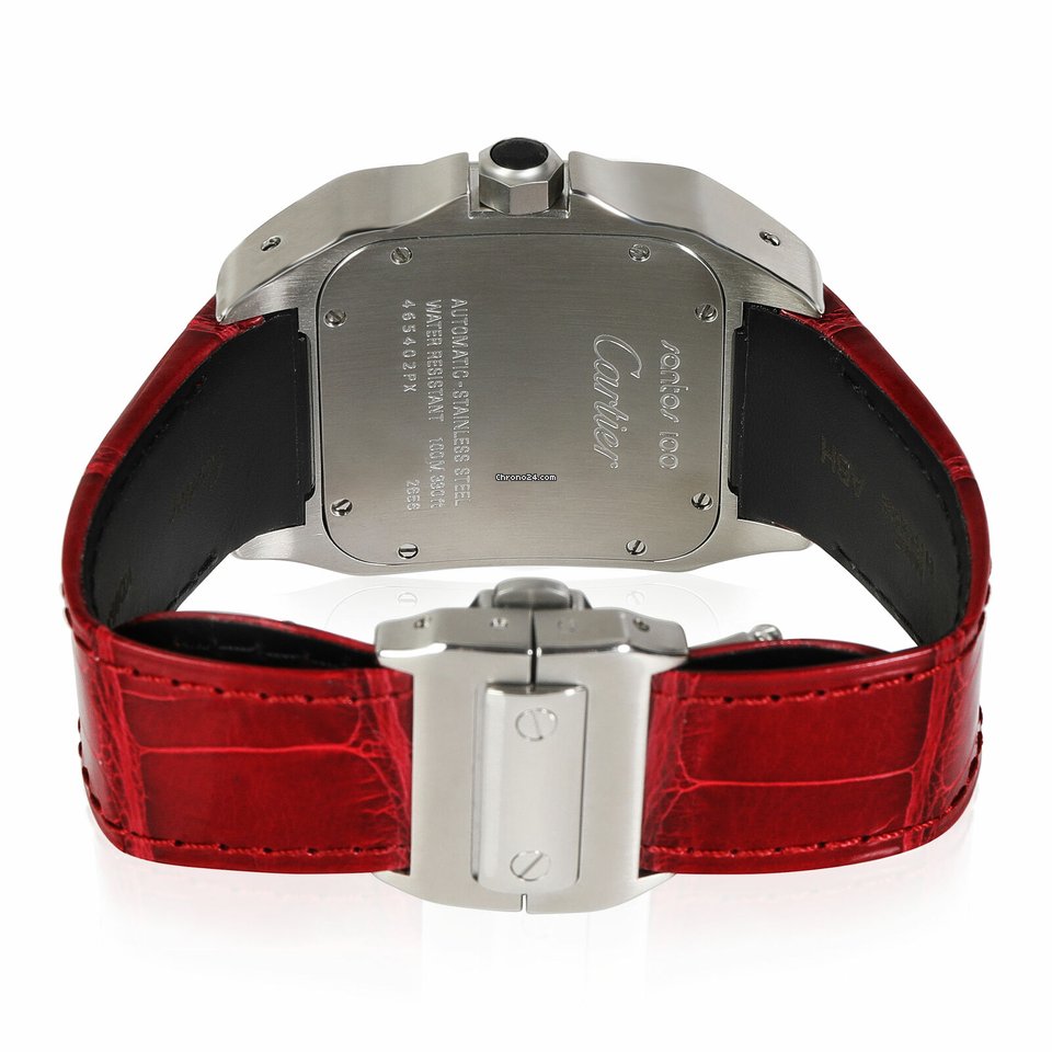 Cartier Santos 100 Mens watch Unisex Automatic Steel 100 W20073X8 Replica 4