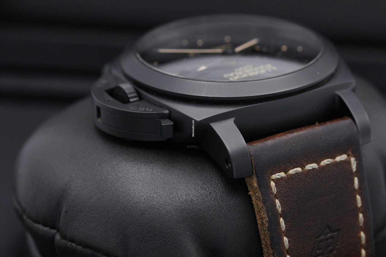 IMG_9081 Panerai Luminor 1950 3 Days GMT Automatic Ceramic PAM 441 Replica 4