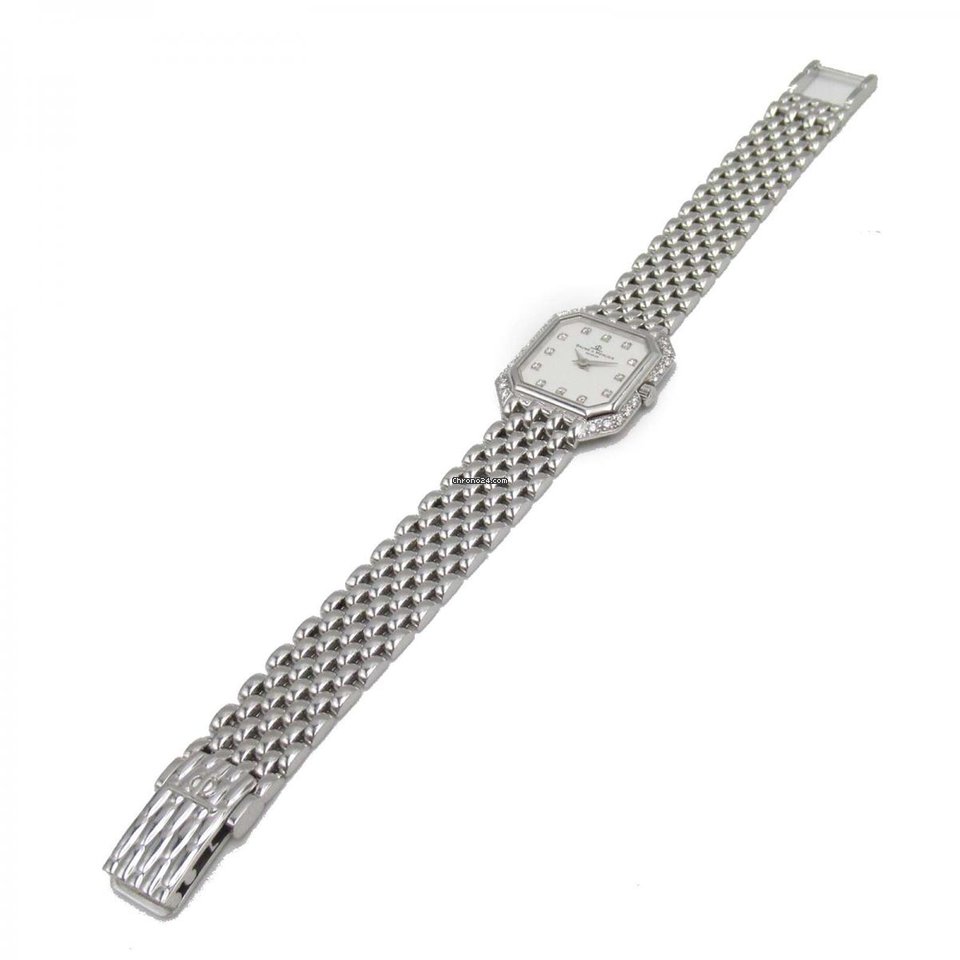 Baume & Mercier Womens watch Quartz White gold 18259 Replica 4