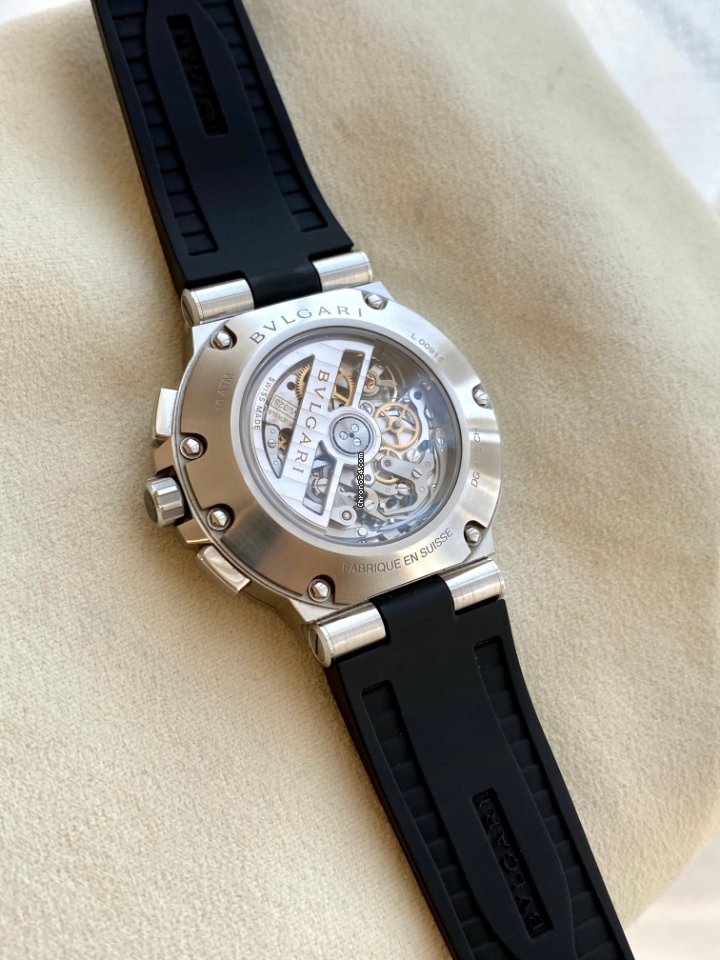 Bulgari Diagono Mens watch Unisex Automatic Steel DG41BSVDCHTA Replica 4