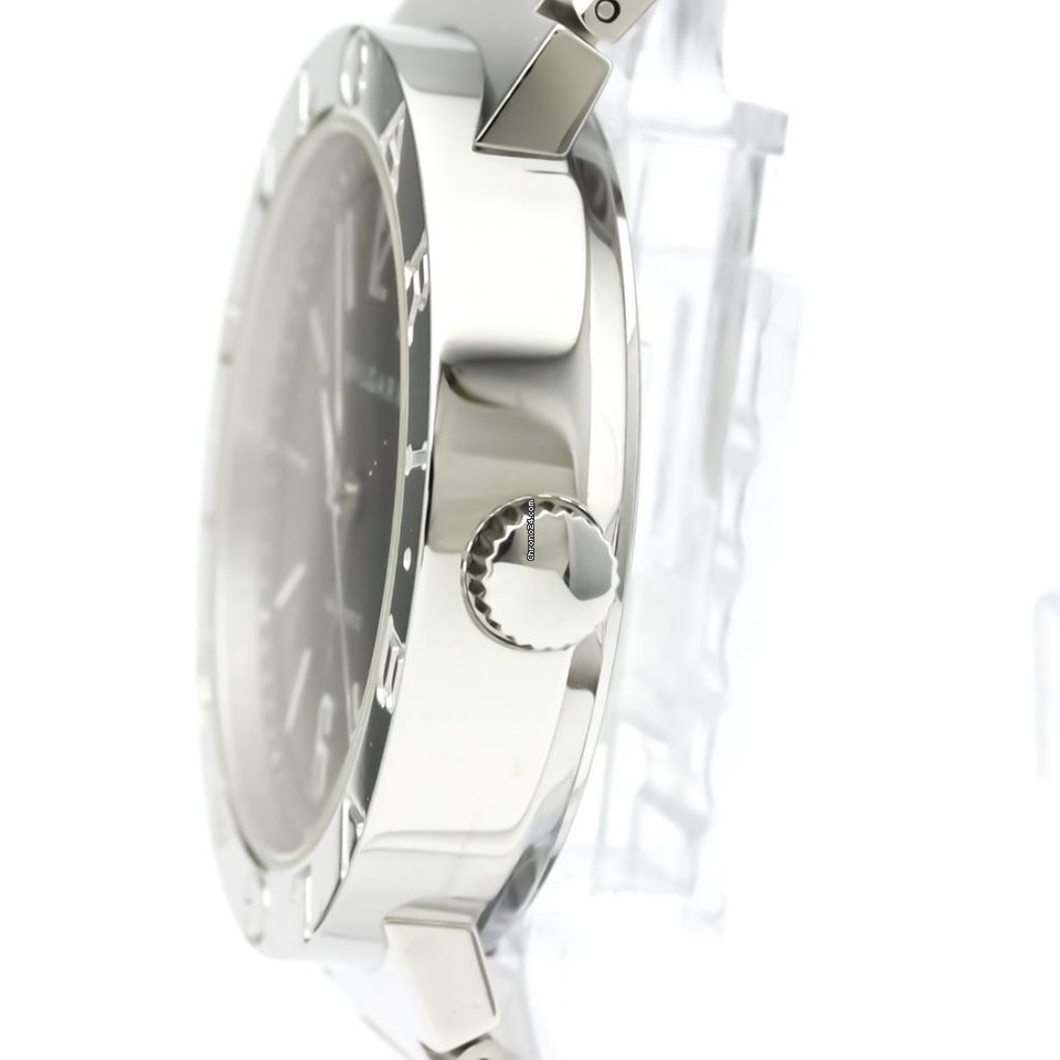 IMG_9081 Bulgari Bulgari Mens watch Unisex Automatic Steel BB38SS AUTO Replica 4