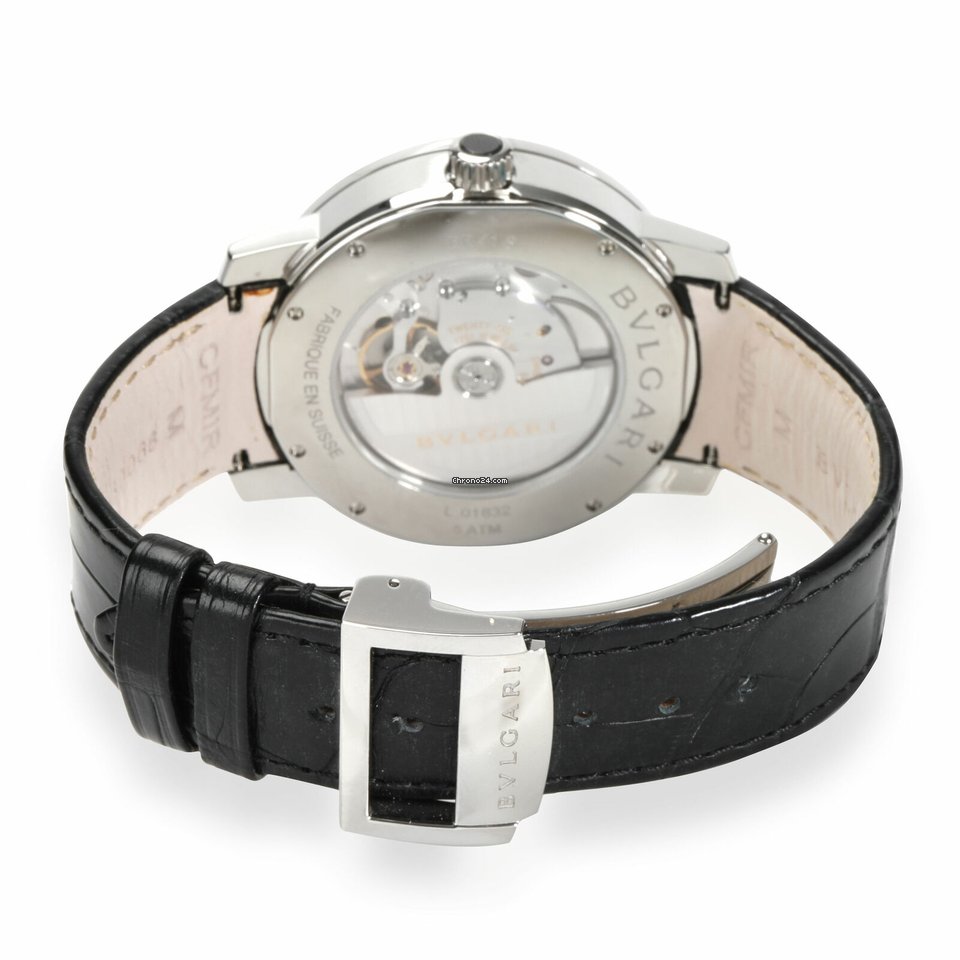 Bulgari Bulgari Mens watch Unisex Automatic Steel 101867 BB 41 S Replica 4